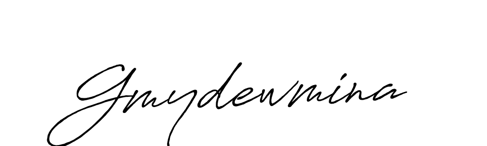 Gmydewmina stylish signature style. Best Handwritten Sign (Antro_Vectra_Bolder) for my name. Handwritten Signature Collection Ideas for my name Gmydewmina. Gmydewmina signature style 7 images and pictures png
