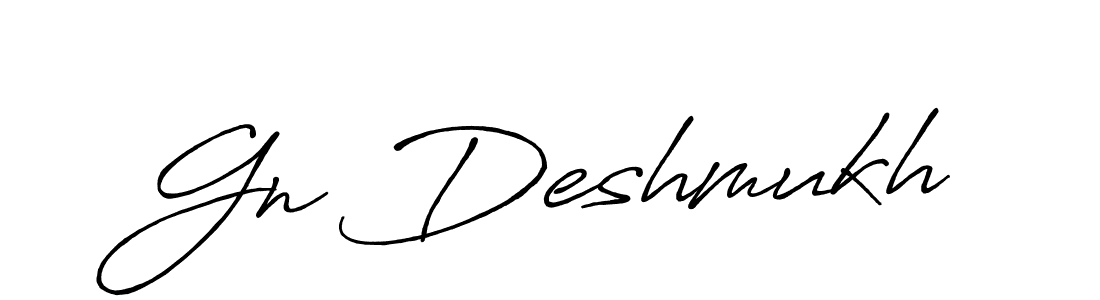 How to make Gn Deshmukh signature? Antro_Vectra_Bolder is a professional autograph style. Create handwritten signature for Gn Deshmukh name. Gn Deshmukh signature style 7 images and pictures png