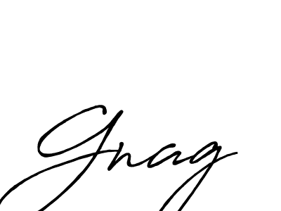 Gnag stylish signature style. Best Handwritten Sign (Antro_Vectra_Bolder) for my name. Handwritten Signature Collection Ideas for my name Gnag. Gnag signature style 7 images and pictures png