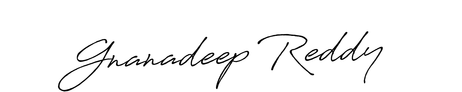 It looks lik you need a new signature style for name Gnanadeep Reddy. Design unique handwritten (Antro_Vectra_Bolder) signature with our free signature maker in just a few clicks. Gnanadeep Reddy signature style 7 images and pictures png
