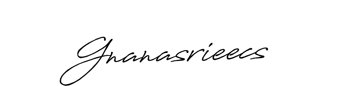 Create a beautiful signature design for name Gnanasrieecs. With this signature (Antro_Vectra_Bolder) fonts, you can make a handwritten signature for free. Gnanasrieecs signature style 7 images and pictures png