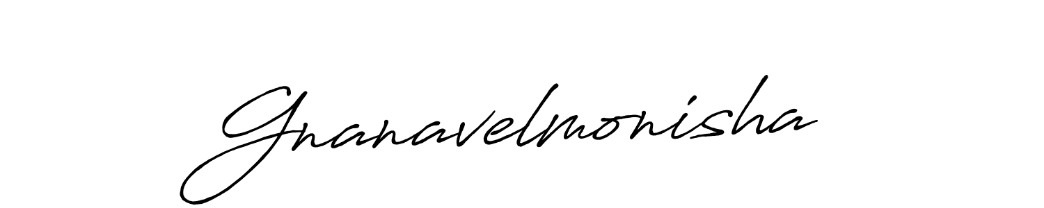 Design your own signature with our free online signature maker. With this signature software, you can create a handwritten (Antro_Vectra_Bolder) signature for name Gnanavelmonisha. Gnanavelmonisha signature style 7 images and pictures png