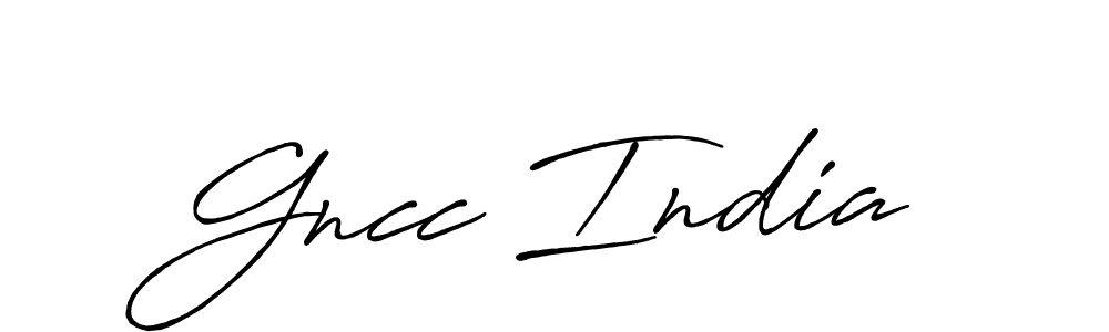 It looks lik you need a new signature style for name Gncc India. Design unique handwritten (Antro_Vectra_Bolder) signature with our free signature maker in just a few clicks. Gncc India signature style 7 images and pictures png