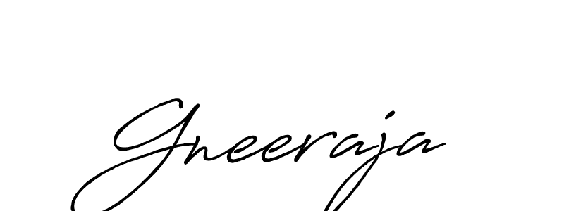 Also we have Gneeraja name is the best signature style. Create professional handwritten signature collection using Antro_Vectra_Bolder autograph style. Gneeraja signature style 7 images and pictures png