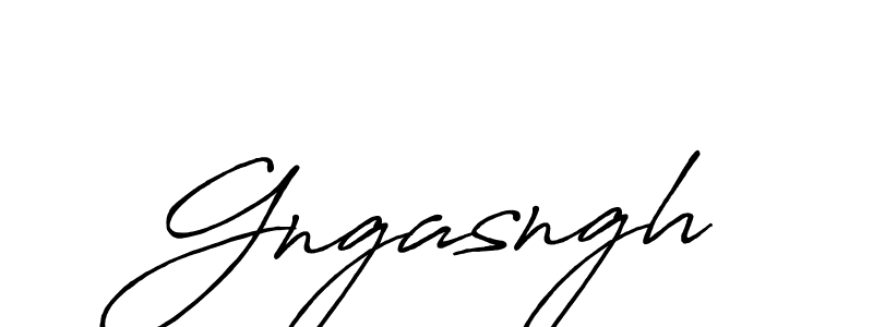 How to make Gngasngh signature? Antro_Vectra_Bolder is a professional autograph style. Create handwritten signature for Gngasngh name. Gngasngh signature style 7 images and pictures png