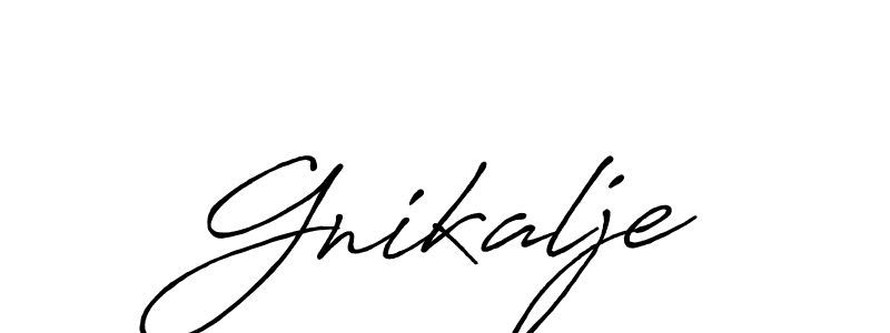 How to Draw Gnikalje signature style? Antro_Vectra_Bolder is a latest design signature styles for name Gnikalje. Gnikalje signature style 7 images and pictures png