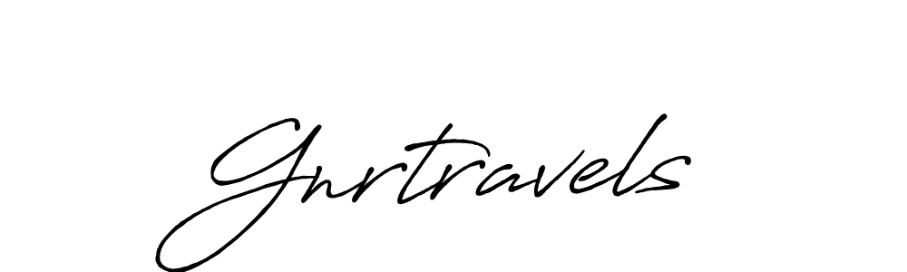 Use a signature maker to create a handwritten signature online. With this signature software, you can design (Antro_Vectra_Bolder) your own signature for name Gnrtravels. Gnrtravels signature style 7 images and pictures png