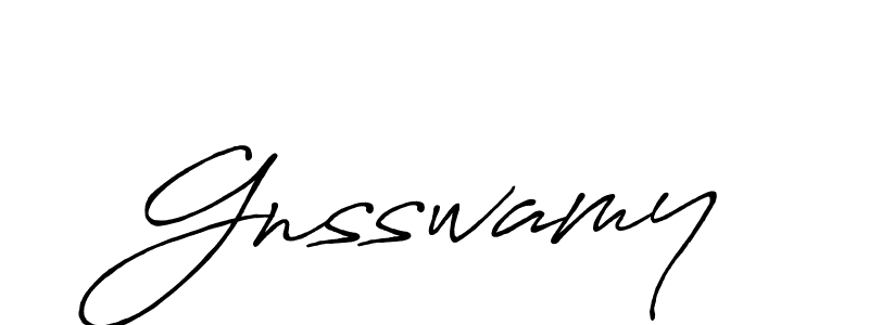 How to Draw Gnsswamy signature style? Antro_Vectra_Bolder is a latest design signature styles for name Gnsswamy. Gnsswamy signature style 7 images and pictures png