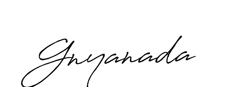 Once you've used our free online signature maker to create your best signature Antro_Vectra_Bolder style, it's time to enjoy all of the benefits that Gnyanada name signing documents. Gnyanada signature style 7 images and pictures png