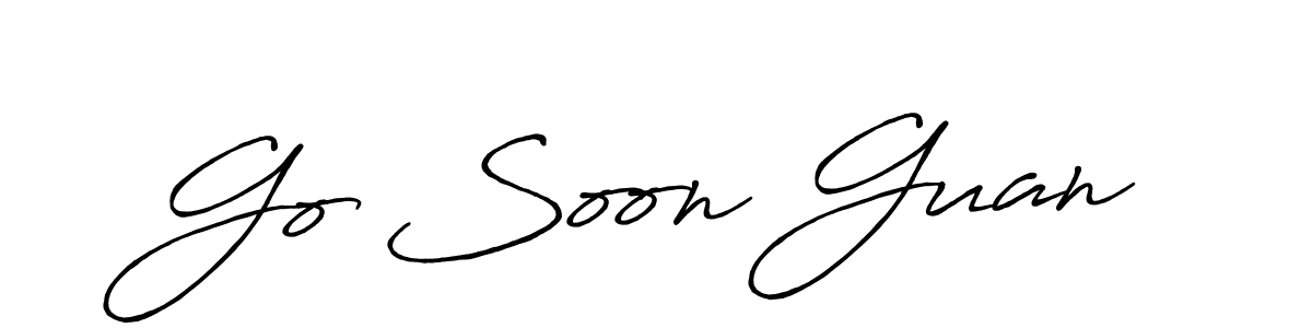 Similarly Antro_Vectra_Bolder is the best handwritten signature design. Signature creator online .You can use it as an online autograph creator for name Go Soon Guan. Go Soon Guan signature style 7 images and pictures png