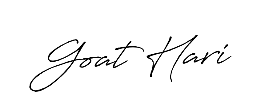 How to make Goat Hari signature? Antro_Vectra_Bolder is a professional autograph style. Create handwritten signature for Goat Hari name. Goat Hari signature style 7 images and pictures png