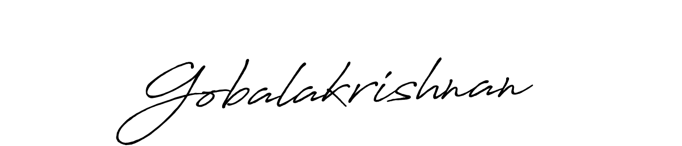 Make a beautiful signature design for name Gobalakrishnan. Use this online signature maker to create a handwritten signature for free. Gobalakrishnan signature style 7 images and pictures png