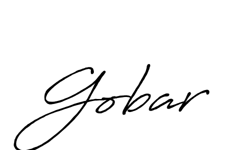 Make a beautiful signature design for name Gobar. Use this online signature maker to create a handwritten signature for free. Gobar signature style 7 images and pictures png