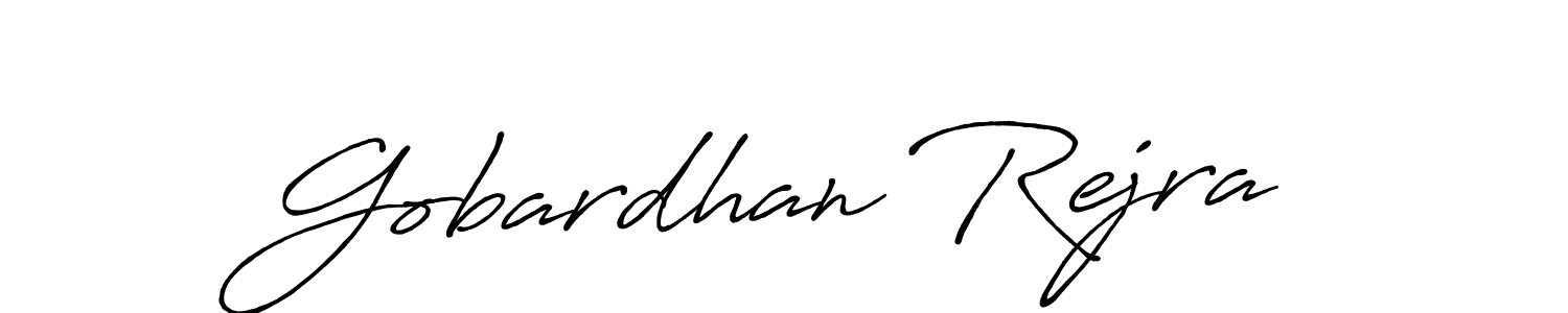 Design your own signature with our free online signature maker. With this signature software, you can create a handwritten (Antro_Vectra_Bolder) signature for name Gobardhan Rejra. Gobardhan Rejra signature style 7 images and pictures png