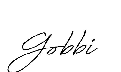 Make a beautiful signature design for name Gobbi. Use this online signature maker to create a handwritten signature for free. Gobbi signature style 7 images and pictures png