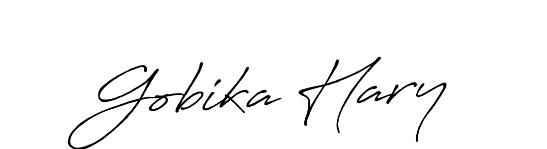 It looks lik you need a new signature style for name Gobika Hary. Design unique handwritten (Antro_Vectra_Bolder) signature with our free signature maker in just a few clicks. Gobika Hary signature style 7 images and pictures png