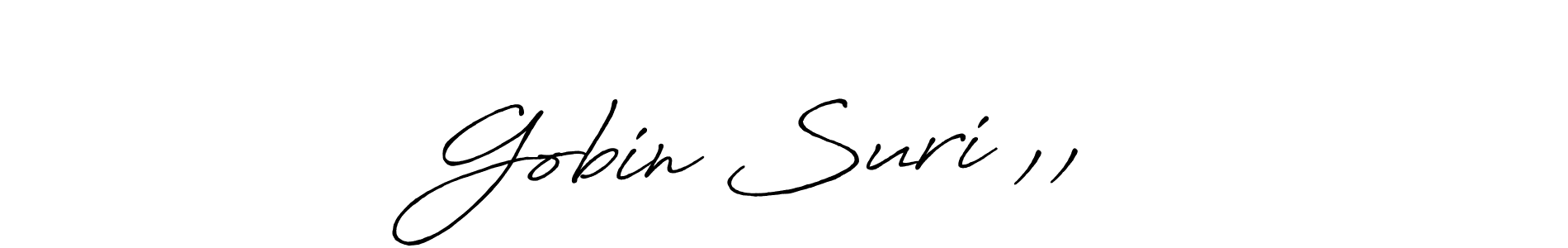 Similarly Antro_Vectra_Bolder is the best handwritten signature design. Signature creator online .You can use it as an online autograph creator for name Gobin Suri ,,❤️. Gobin Suri ,,❤️ signature style 7 images and pictures png