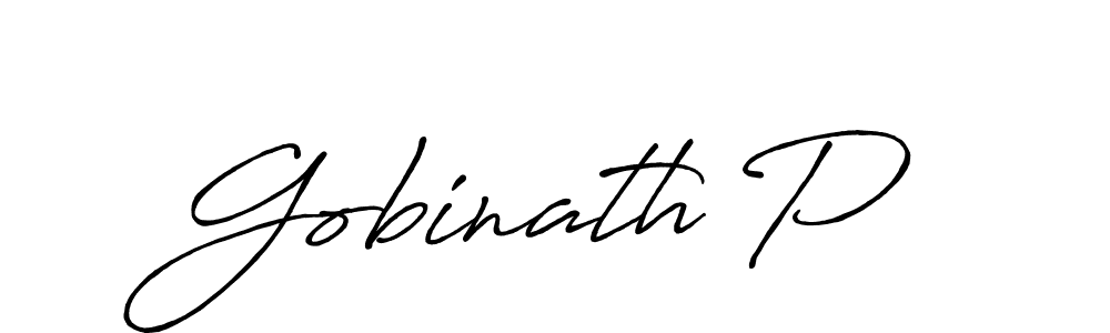 You should practise on your own different ways (Antro_Vectra_Bolder) to write your name (Gobinath P) in signature. don't let someone else do it for you. Gobinath P signature style 7 images and pictures png