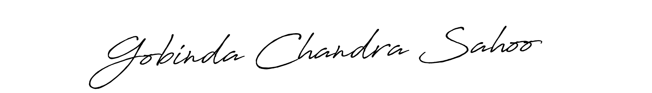 Also You can easily find your signature by using the search form. We will create Gobinda Chandra Sahoo name handwritten signature images for you free of cost using Antro_Vectra_Bolder sign style. Gobinda Chandra Sahoo signature style 7 images and pictures png