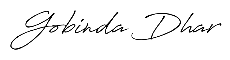 An effortless, minimalist signature concept for Gobinda Dhar using Antro_Vectra_Bolder design. Clean lines that look great on any document. Gobinda Dhar signature style 7 images and pictures png