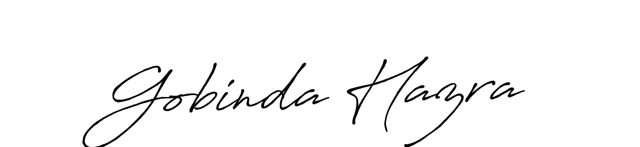 Also You can easily find your signature by using the search form. We will create Gobinda Hazra name handwritten signature images for you free of cost using Antro_Vectra_Bolder sign style. Gobinda Hazra signature style 7 images and pictures png