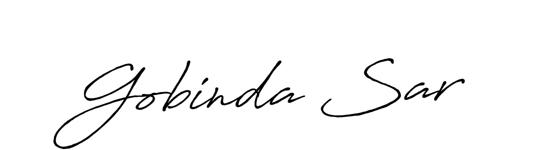 Make a short Gobinda Sar signature style. Manage your documents anywhere anytime using Antro_Vectra_Bolder. Create and add eSignatures, submit forms, share and send files easily. Gobinda Sar signature style 7 images and pictures png