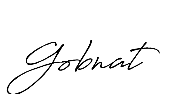 The best way (Antro_Vectra_Bolder) to make a short signature is to pick only two or three words in your name. The name Gobnat include a total of six letters. For converting this name. Gobnat signature style 7 images and pictures png