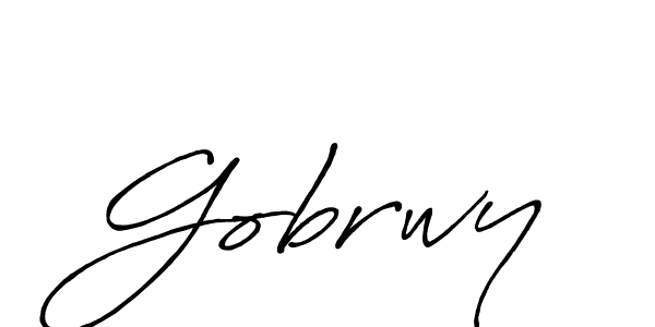 if you are searching for the best signature style for your name Gobrwy. so please give up your signature search. here we have designed multiple signature styles  using Antro_Vectra_Bolder. Gobrwy signature style 7 images and pictures png