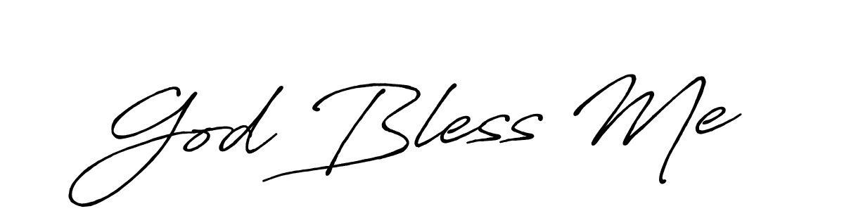 Make a beautiful signature design for name God Bless Me. With this signature (Antro_Vectra_Bolder) style, you can create a handwritten signature for free. God Bless Me signature style 7 images and pictures png