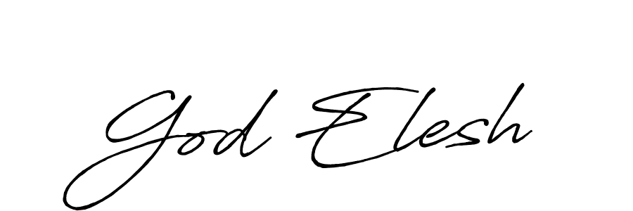 Antro_Vectra_Bolder is a professional signature style that is perfect for those who want to add a touch of class to their signature. It is also a great choice for those who want to make their signature more unique. Get God Elesh name to fancy signature for free. God Elesh signature style 7 images and pictures png