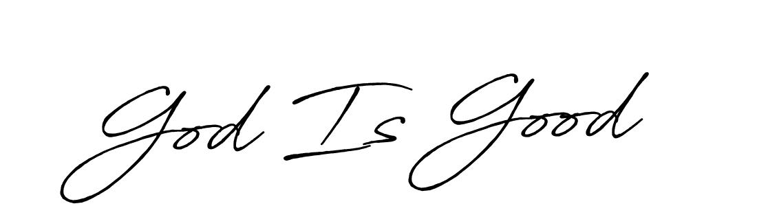 if you are searching for the best signature style for your name God Is Good. so please give up your signature search. here we have designed multiple signature styles  using Antro_Vectra_Bolder. God Is Good signature style 7 images and pictures png