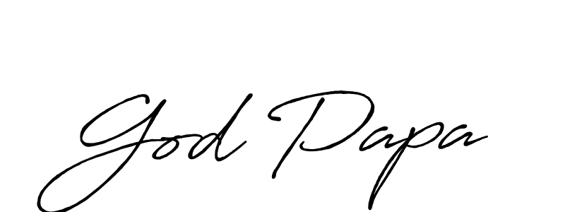 Antro_Vectra_Bolder is a professional signature style that is perfect for those who want to add a touch of class to their signature. It is also a great choice for those who want to make their signature more unique. Get God Papa name to fancy signature for free. God Papa signature style 7 images and pictures png