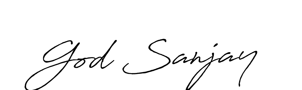 Antro_Vectra_Bolder is a professional signature style that is perfect for those who want to add a touch of class to their signature. It is also a great choice for those who want to make their signature more unique. Get God Sanjay name to fancy signature for free. God Sanjay signature style 7 images and pictures png