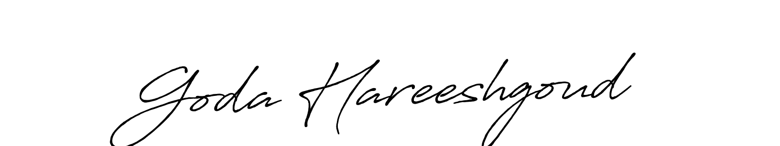 How to make Goda Hareeshgoud name signature. Use Antro_Vectra_Bolder style for creating short signs online. This is the latest handwritten sign. Goda Hareeshgoud signature style 7 images and pictures png