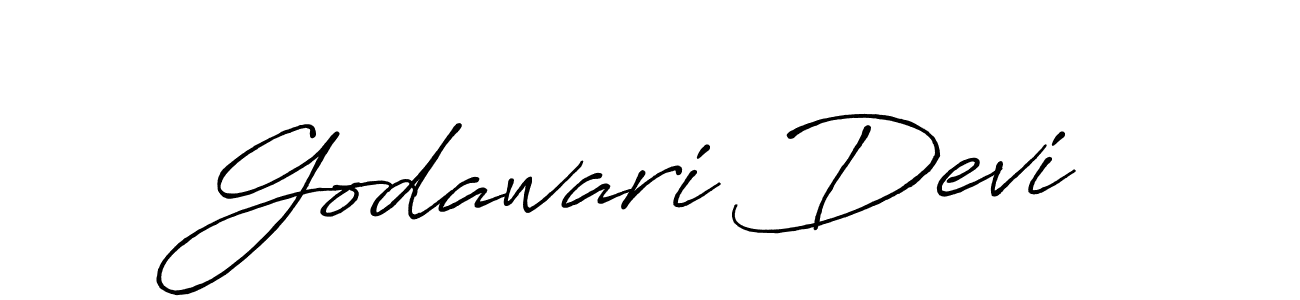 How to make Godawari Devi name signature. Use Antro_Vectra_Bolder style for creating short signs online. This is the latest handwritten sign. Godawari Devi signature style 7 images and pictures png