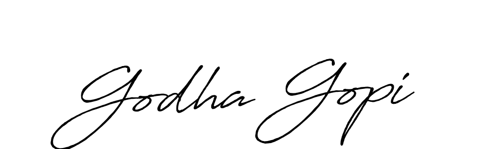 Once you've used our free online signature maker to create your best signature Antro_Vectra_Bolder style, it's time to enjoy all of the benefits that Godha Gopi name signing documents. Godha Gopi signature style 7 images and pictures png