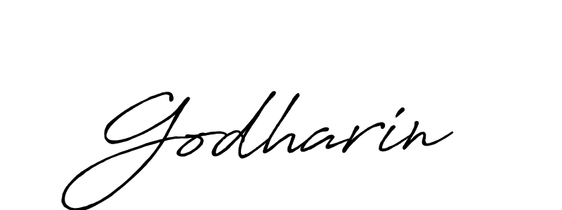 Create a beautiful signature design for name Godharin. With this signature (Antro_Vectra_Bolder) fonts, you can make a handwritten signature for free. Godharin signature style 7 images and pictures png