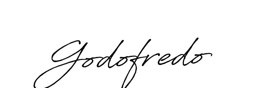 Make a beautiful signature design for name Godofredo. With this signature (Antro_Vectra_Bolder) style, you can create a handwritten signature for free. Godofredo signature style 7 images and pictures png