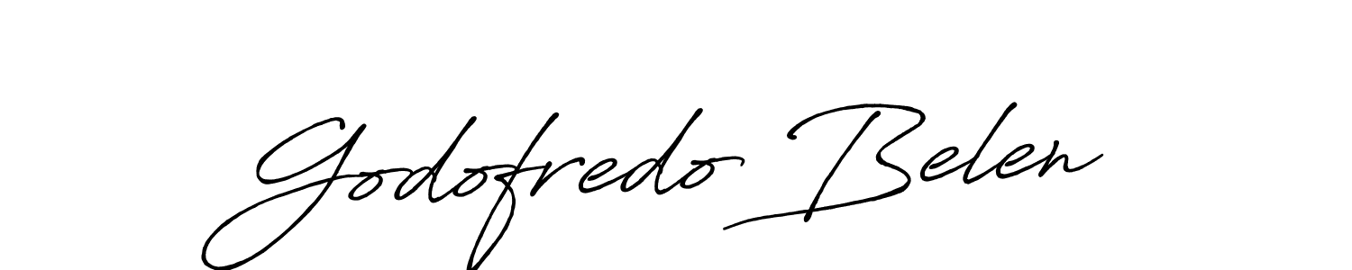 Design your own signature with our free online signature maker. With this signature software, you can create a handwritten (Antro_Vectra_Bolder) signature for name Godofredo Belen. Godofredo Belen signature style 7 images and pictures png
