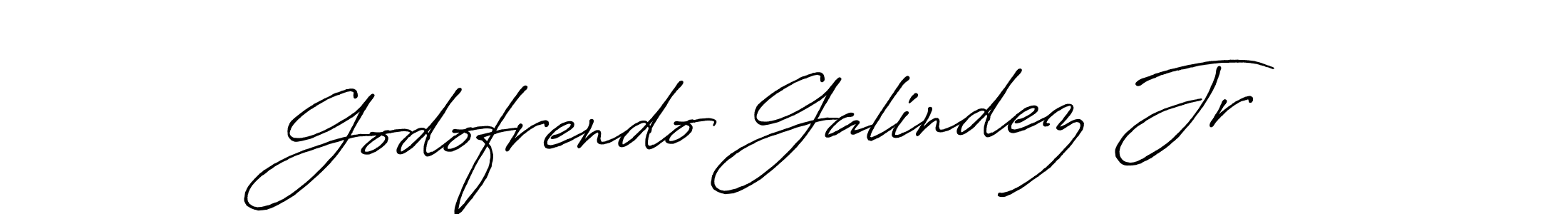 Make a beautiful signature design for name Godofrendo Galindez Jr. With this signature (Antro_Vectra_Bolder) style, you can create a handwritten signature for free. Godofrendo Galindez Jr signature style 7 images and pictures png