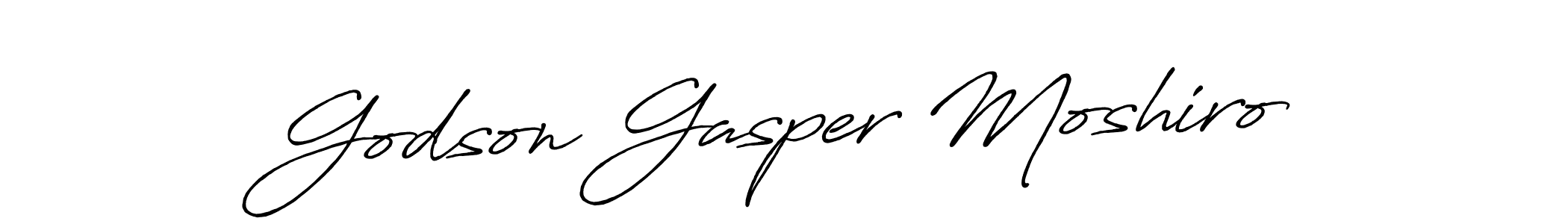 Use a signature maker to create a handwritten signature online. With this signature software, you can design (Antro_Vectra_Bolder) your own signature for name Godson Gasper Moshiro. Godson Gasper Moshiro signature style 7 images and pictures png