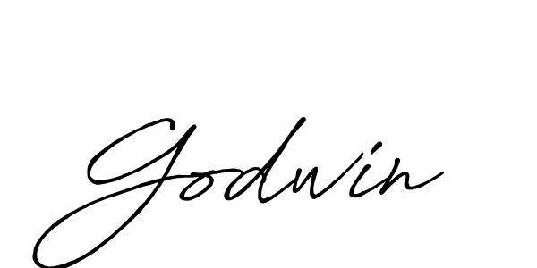 Use a signature maker to create a handwritten signature online. With this signature software, you can design (Antro_Vectra_Bolder) your own signature for name Godwin. Godwin signature style 7 images and pictures png