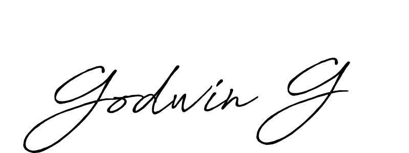 Also You can easily find your signature by using the search form. We will create Godwin G name handwritten signature images for you free of cost using Antro_Vectra_Bolder sign style. Godwin G signature style 7 images and pictures png