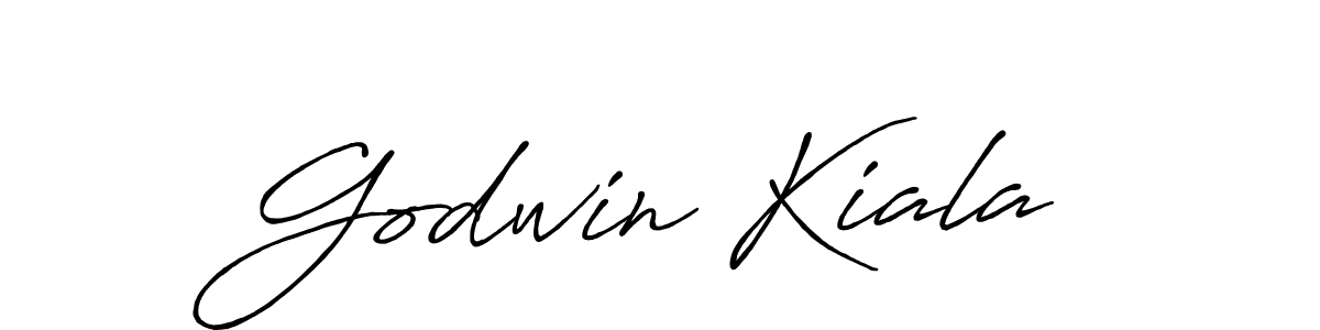 How to make Godwin Kiala signature? Antro_Vectra_Bolder is a professional autograph style. Create handwritten signature for Godwin Kiala name. Godwin Kiala signature style 7 images and pictures png
