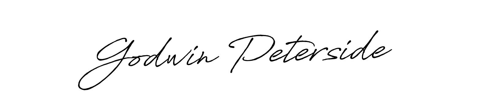 This is the best signature style for the Godwin Peterside name. Also you like these signature font (Antro_Vectra_Bolder). Mix name signature. Godwin Peterside signature style 7 images and pictures png