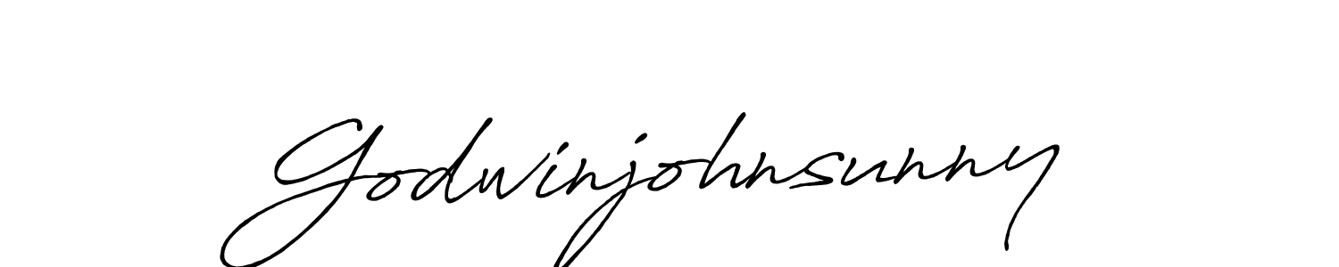 Use a signature maker to create a handwritten signature online. With this signature software, you can design (Antro_Vectra_Bolder) your own signature for name Godwinjohnsunny. Godwinjohnsunny signature style 7 images and pictures png