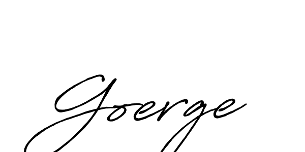 You should practise on your own different ways (Antro_Vectra_Bolder) to write your name (Goerge) in signature. don't let someone else do it for you. Goerge signature style 7 images and pictures png