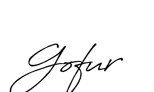 Make a beautiful signature design for name Gofur. Use this online signature maker to create a handwritten signature for free. Gofur signature style 7 images and pictures png