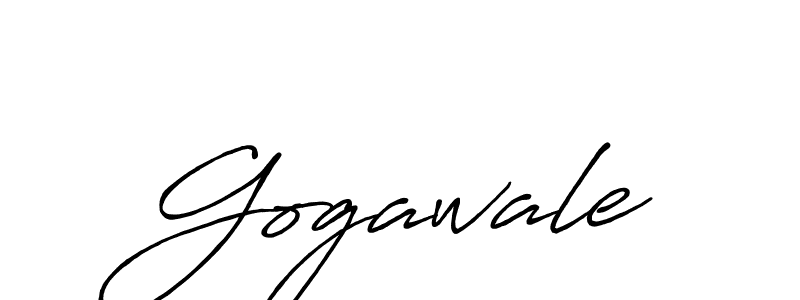 Also we have Gogawale name is the best signature style. Create professional handwritten signature collection using Antro_Vectra_Bolder autograph style. Gogawale signature style 7 images and pictures png