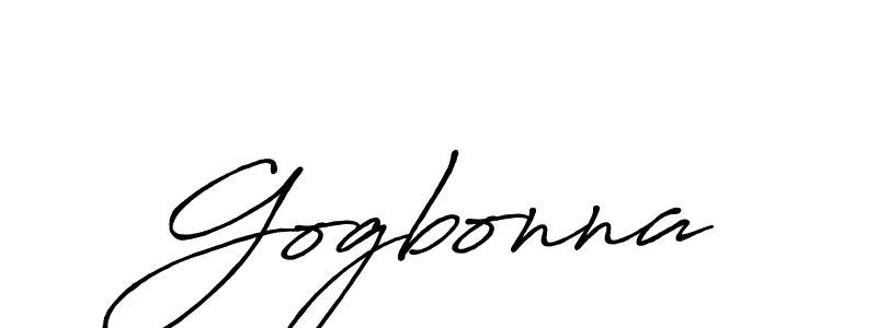 Antro_Vectra_Bolder is a professional signature style that is perfect for those who want to add a touch of class to their signature. It is also a great choice for those who want to make their signature more unique. Get Gogbonna name to fancy signature for free. Gogbonna signature style 7 images and pictures png
